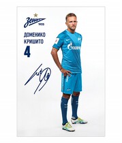 Krishito Italy Zenit official Insign card for the spot on the spot