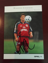 Lizarazu France Bye the official autograph card