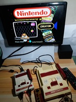 The ultimate transformation of Nintendo MINI FC mini red and white machine can be built into all the cool interface of the game