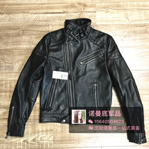 American ORIGIN COCKPIT Thunderbird Biker JACKET CALFSKIN classic LAPEL oblique zipper MOTORCYCLE models