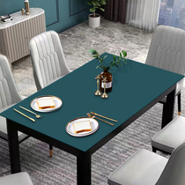 Table cloth waterproof oil proof free Nordic light lavish living room tea table pvc table cushion leather decoration desktop desk cloth