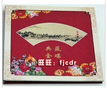 Upscale Color Elegant Collections Universal Wedding CD Box Stash Gold Disc Wedding CD DVD Color box Red monolithic