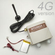 New version of Global Pass 4G RTU5024 waterproof box shell with power-down alarm and all-way alarm input