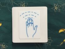 Microwave hand induction non-contact switch