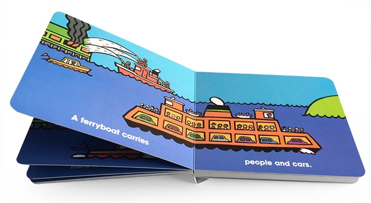 英文原版 byron barton boats 船交通工具 儿童认知启蒙纸板书