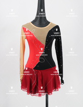 Dazzling genie custom figure skating clothing figure skating performance Childrens adult performance dress a107