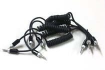 Original spring type 3 5mm spiral telescopic audio cable Mobile phone car AUX audio cable Computer audio cable