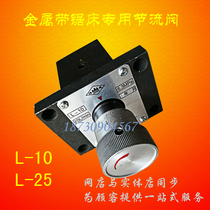 Hydraulic metal band sawing machine accessories one-way stroke throttle valve Flow speed control valve LI-10 25 63