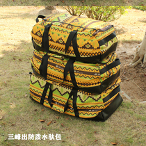 Sanfeng outdoor waterproof package super large capacity luggage camping equipment storage bag Travel Air car finishing