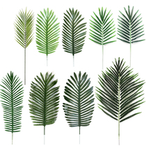 Mori sunflower leaf scattered tail flower simulation green plant desktop flower arrangement for wedding hall scene layout background decoration props