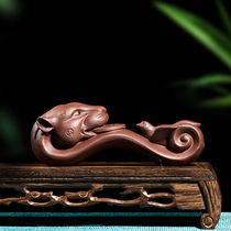 Tea pet purple sand can be raised with ornaments