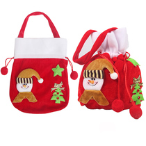 Christmas decorations Christmas gift bag gift bag candy bag apple bag snowman Old Man gift bag with Rein