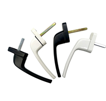 Plastic steel outer handle streamlined handle plastic steel casement window drive handle push out window drive square rod handle