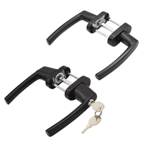 Chunguang wear hardware aluminum-plastic door and window accessories double-sided hand plastic steel swing door with transmission handle