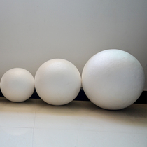 Foam handmade ball ball white solid DIY handmade toddler toy Styrofoam model