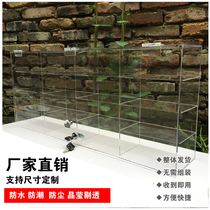 Acrylic four-wheel drive grid display cabinet jewelry box storage cabinet animation doll transparent car model display rack customized