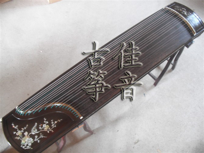 扬州佳音古筝 厂家直销 019古筝 彩螺演奏古筝 花鸟 新品包邮特惠