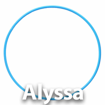 Alyssa Professional rhythmic gymnastics circle Gymnastics circle Training circle Inner diameter 657075cm Non-refundable non-exchangeable