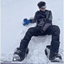 Long White Mountain Ski Suit Leasing DOOREK Reflective Ski Suit Lovers Big Code Men And Women Single Double Board Waterproof