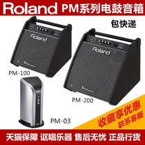 Roland PM-10 PM-100 PM-200 Roland active electric drum monitor speaker wire feed