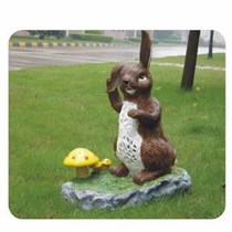 YOUNASI background music public broadcast simulation gray rabbit lawn speaker outdoor waterproof lawn audio
