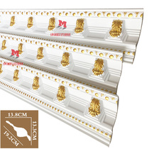 Top corner line shadow line PU line European ceiling ceiling shape decoration carved non-plaster PU decoration material