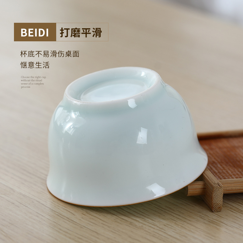 Kung fu ceramic cups hand - made creative sample tea cup tea set master cup small single cup bowl of jingdezhen