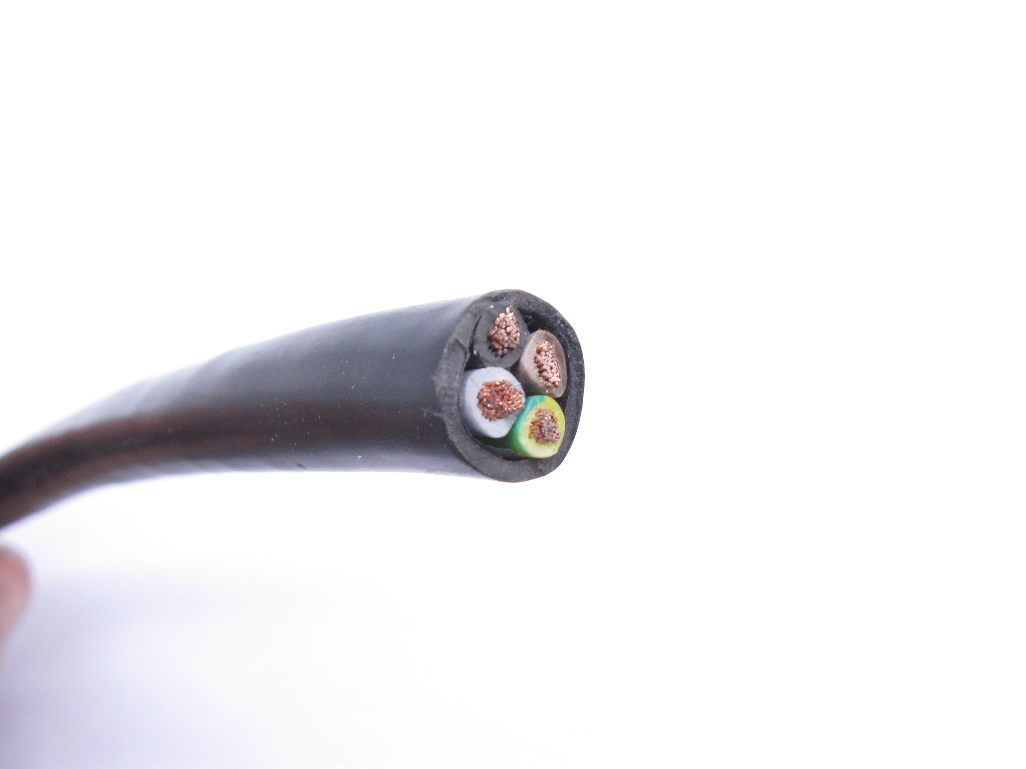 正泰电线电缆rvv4x4平方多股护套软线全铜国标四芯空调电源线