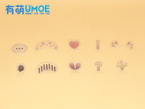 (Moe UMOE)Clay head with head expression pack Transparent PVC insert