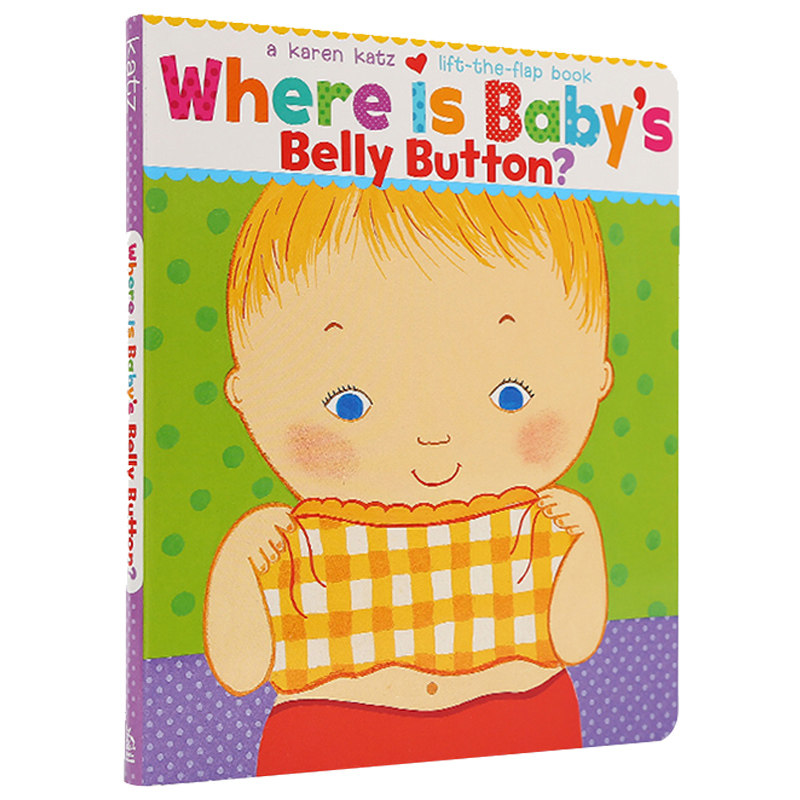 凯迪克 karen katz where is babys belly button 英文原版绘本