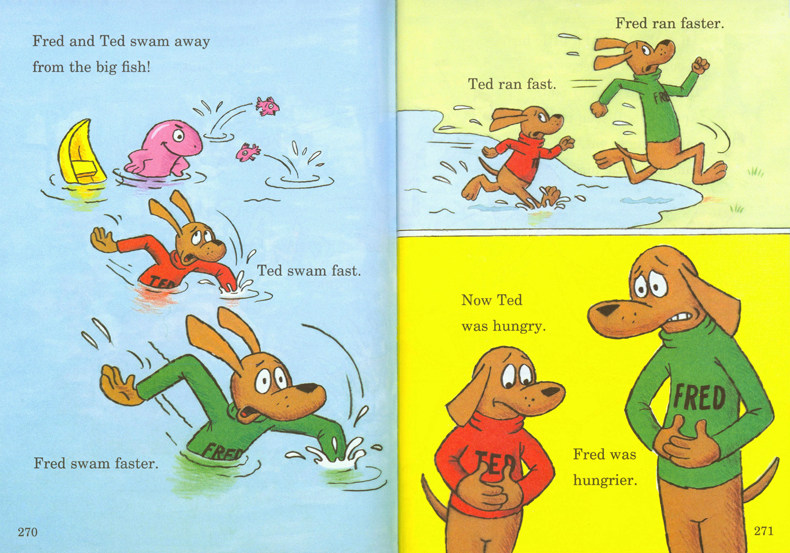 fred和小狗ted这两只身高不一,兴趣不同的狗是怎么玩到一起的?