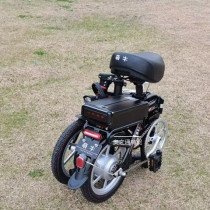 Mengniu folding electric bicycle lithium battery driving electric vehicle adult men and women new national standard battery car