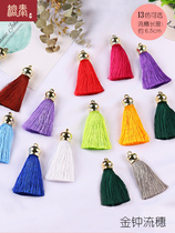 Rongtai Jin Zhongzhong Chinese knot material bookmark pendant tassel hair hairpin hanging ear handmade material pendant accessories