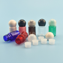 5ml flat shoulder thickened semi-circle spherical screw cover bottle with inner plug cosmetic pure dew water emulsion essential oil to separate empty pot