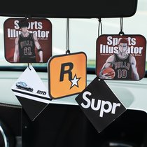 Creative personality Tide brand car fragrance piece pendant car car car perfume aromatherapy film deodorant car accessories deodorant car accessories