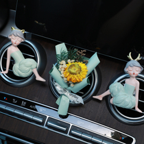 Car perfume car air conditioning air outlet aromatherapy girl creative car interior vent clip decoration high-grade