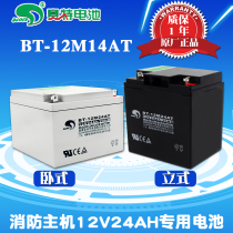 BT-12M24AT(12V24Ah 20HR) lead-acid battery horizontal Siemens fire main engine battery