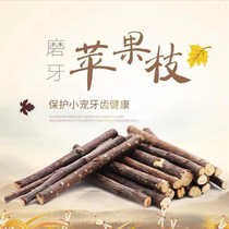 Drying Apple Branches Rabbit Dragon Cat Hamster Snacking Branches Nibble With Wood Strings Toys Small Pet Grindroe Stick Supplies