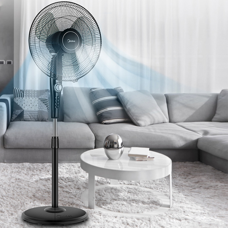 midea electric fan floor fan household vertical mechanical student office dormitory fan desktop 16 inch electric fan