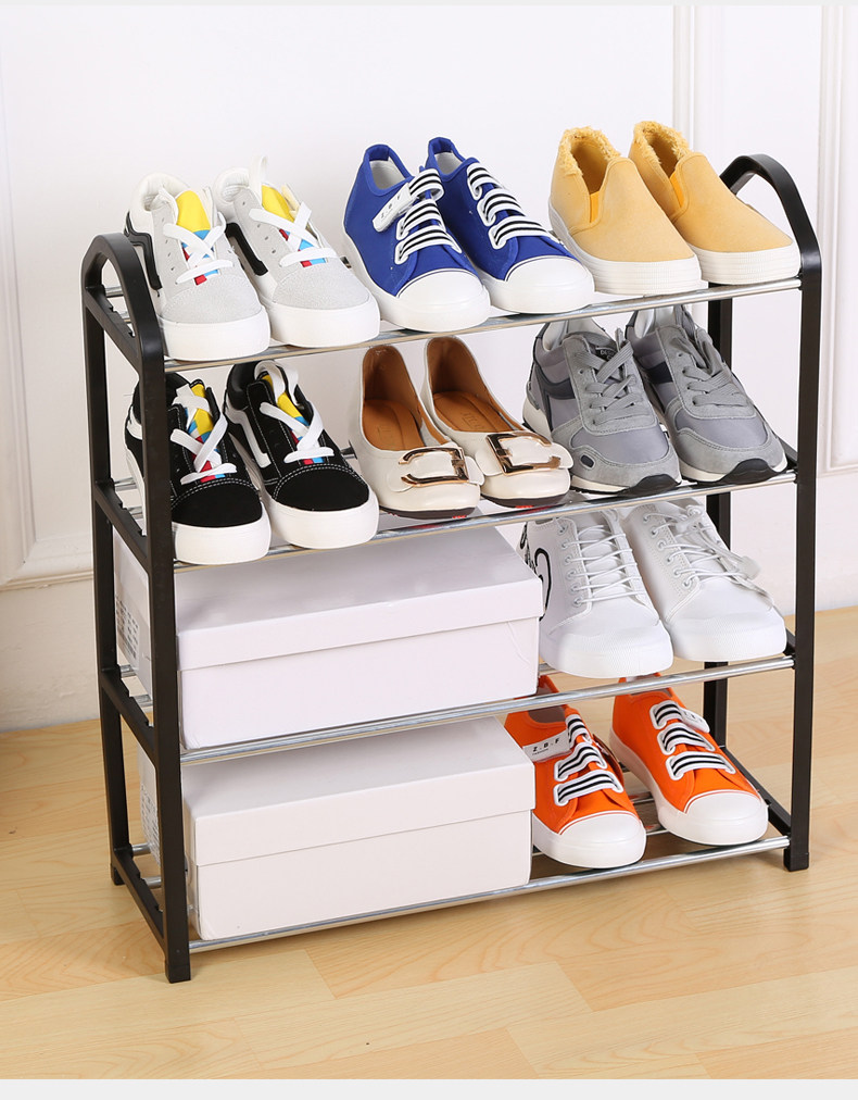 鞋架窄小门口悬关楼道普通简易多层收纳架经济型室内好看家用入门