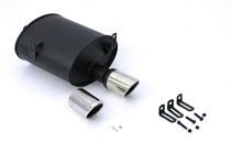 15 Siborui modified exhaust pipe 20 modified fake double exhaust New Siborui tail throat decorative drum upgraded double row