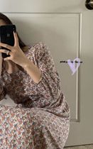 Lonslan 2021 summer floral long skirt summer very fairy loose slim dress