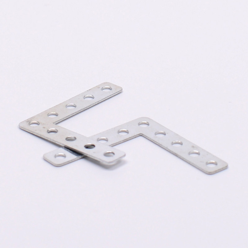 直角9孔铁片 科技小制作 微型建筑模型 diy小屋材料 益智手工玩具