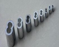 Wire rope aluminum sleeve 2-2 5-3-4-5 0 aluminum chuck 8-shaped double hole aluminum sleeve Aluminum buckle Wire rope chuck aluminum card