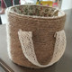 Diy hand woven jute hemp wire mesh balcony vegetables vines hanging rope vine retro decorative thin jute coils Diy hand woven jute hemp wire mesh balcony vegetables vines hanging rope vine retro decorative thin jute coils