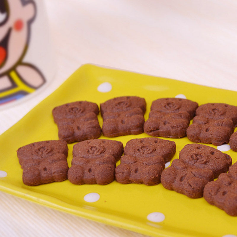 旺旺 旺仔90g小熊饼 巧克力口味 酥性饼干零食