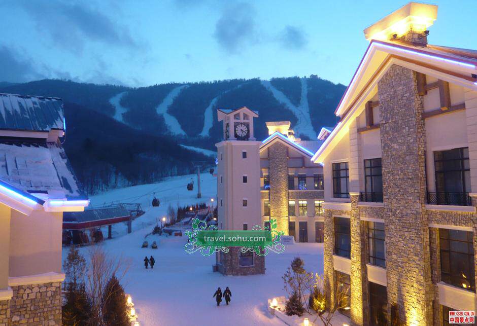 亚布力club med滑雪场(地中海度假村)一价全包 雪乡赏雪