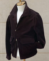 The Killer classic A2 flight jacket retread the core velvet jacket to repair a short zipper jacket
