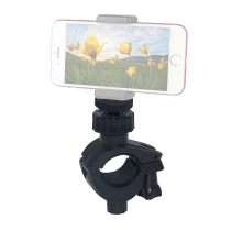 Sports camera mobile phone live multi-function ball head bracket adjustable O-type bicycle clip motorcycle stand