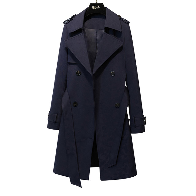 Princess coat women's mid-length fashion slim knee-length coat spring and autumn British style temperament was thin suit collar trench coat Princess coat women's mid-length fashion slim knee-length coat spring and autumn British style temperament was thin suit collar trench coat